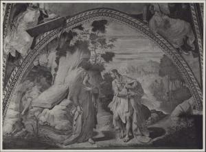 Dipinto murale - Noli me tangere - Giovanni de' Mio - Milano - Chiesa di Santa Maria delle Grazie - Navata destra - Cappella Sauli