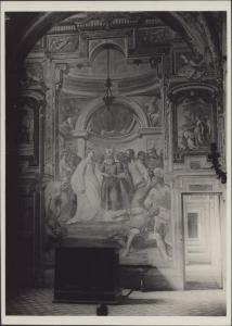 Dipinto murale - Sposalizio della Vergine - Certosa di Pavia - Chiesa - Cappella di S. Veronica