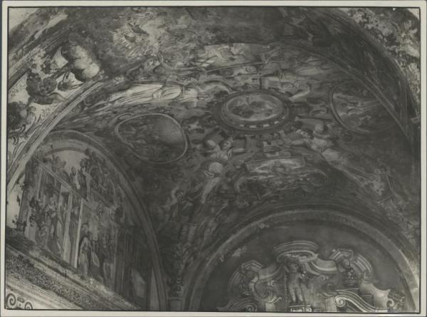 Dipinti murali - Scene sacre - Abbadia Cerreto - Chiesa di San Pietro - Cappella della Madonna