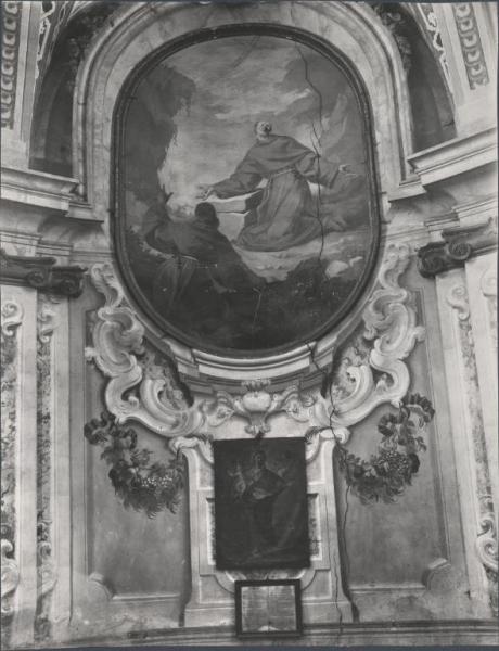 Dipinto murale - Stimmate di S. Francesco - Saronno - Chiesa di S. Francesco