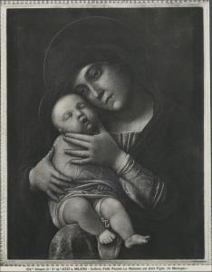 Dipinto - Andrea Mantegna - Madonna con Bambino - Milano - Museo Poldi Pezzoli
