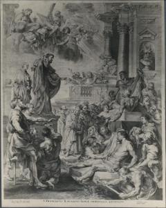 Incisione - S. Francesco Saverio - Pieter Paul Rubens e Marinus - Milano (?)