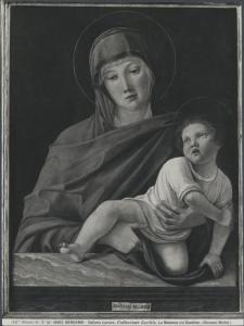 Dipinto - Madonna con Bambino - Giovanni Bellini - Bergamo - Accademia Carrara
