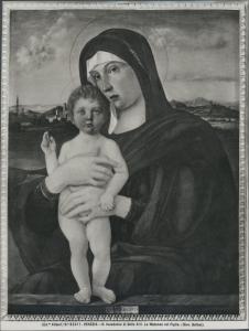 Dipinto - Madonna con Bambino - Giovanni Bellini - Venezia - Gallerie dell'Accademia