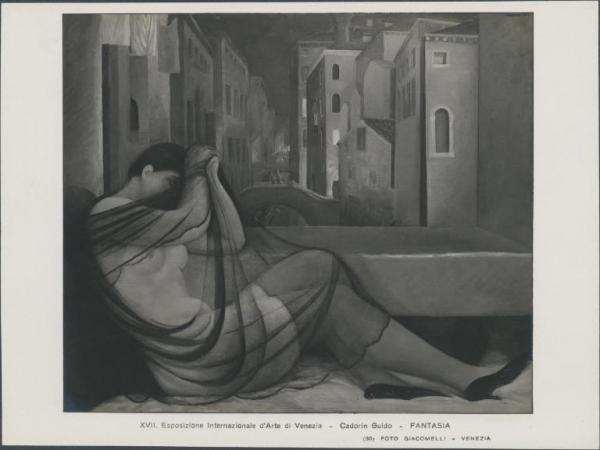 Dipinto - Fantasia - Guido Cadorin - Venezia - XVII Esposizione Internazionale d'Arte