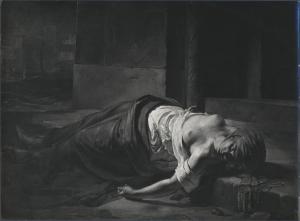 Dipinto - La moglie del levita di Efraim - Cherubino Cornienti - Milano - Pinacoteca di Brera