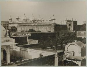 India - Agra - Forte Rosso- Palazzo - Esterno - Tetti - Cupole