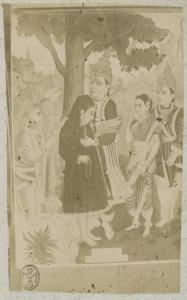 Dipinto - Scena sacra indiana