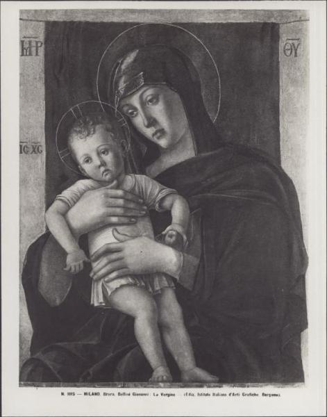 Dipinto - Madonna con Bambino - Giovanni Bellini - Milano - Pinacoteca di Brera