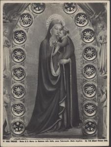 Tabernacolo - Madonna della Stella (particolare della Madonna con Bambino) - Beato Angelico - Firenze - Museo di S. Marco