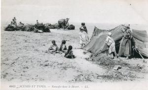 Algeria - Accampamento di nomadi nel deserto