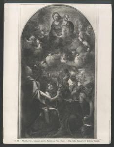 Dipinto - Madonna con Bambino e Santi - Camillo Boccaccino - Milano - Pinacoteca di Brera