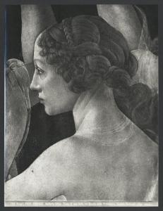 Dipinto - Allegoria della Primavera (particolare di una delle tre Grazie) - Sandro Botticelli - Firenze - Galleria degli Uffizi