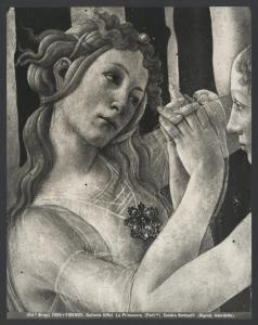 Dipinto - Allegoria della Primavera (particolare di una delle tre Grazie) - Sandro Botticelli - Firenze - Galleria degli Uffizi