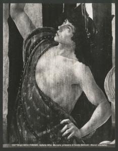 Dipinto - Allegoria della Primavera (particolare di Mercurio) - Sandro Botticelli - Firenze - Galleria degli Uffizi