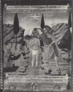 Dipinto - Battesimo di Cristo - Alessio Baldovinetti - Firenze - Museo di San Marco