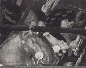 Dipinto - Battaglia di S. Romano (particolare) - Paolo Uccello - Firenze - Galleria degli Uffizi
