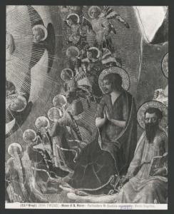 Dipinto - Giudizio Universale (particolare di S. Giovanni Battista) - Beato Angelico - Firenze - Museo di San Marco