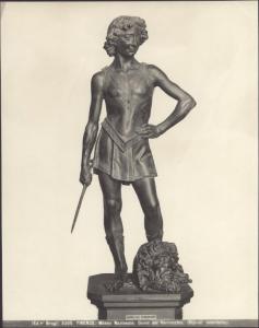 Scultura - David con la testa di Golia - Andrea Verrocchio - Firenze - Museo Nazionale del Bargello