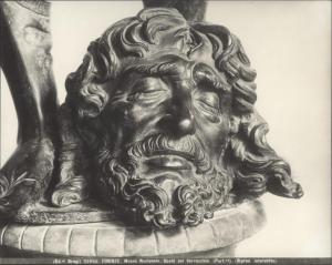 Scultura - David con la testa di Golia (particolare della testa di Golia) - Andrea Verrocchio - Firenze - Museo Nazionale del Bargello