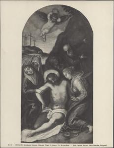 Dipinto - Compianto sul Cristo morto - Claudio Ridolfi - Bergamo - Accademia Carrara