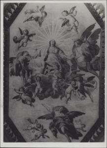 Dipinto murale - Trionfo di Maria Vergine - Gian Giacomo Barbelli - Crema - Santuario di Santa Maria delle Grazie - Volta