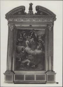 Pala d'altare dipinta - Madonna con Bambino e Santi - Bordolano - Chiesa di S. Giacomo Maggiore (?)