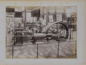 Milano - Esposizione Nazionale del 1881 - Galleria delle macchine