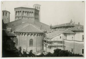 Milano - Basilica di Sant'Ambrogio - Abside - Cantiere