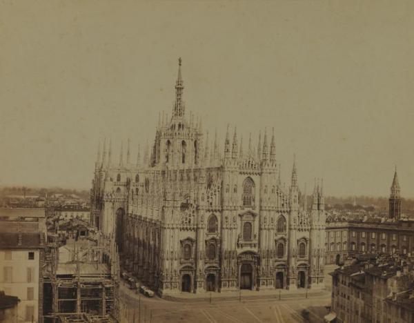 Milano - Piazza del Duomo - Cantiere