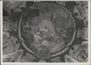 Dipinto murale - Trionfo di Maria Vergine - Caselle Lurani - Chiesa parrocchiale di Santa Caterina - Coro - Cupola