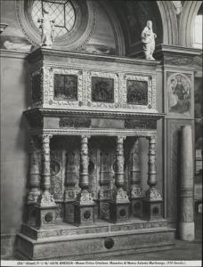 Monumento funebre - Sepolcro Martinengo - Bernardino delle Croci - Brescia - Chiesa di S. Giulia - Museo dell'Età Cristiana