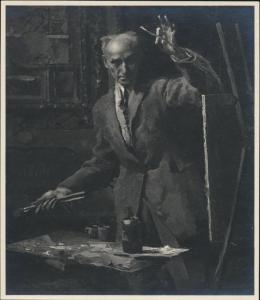 Dipinto - Autoritratto - Giuseppe Amisani