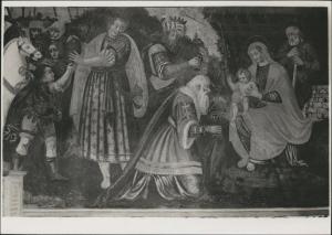 Dipinto murale - Adorazione dei Magi - Concorezzo - Chiesa S. Antonio