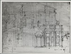 Disegno - Certosa di Garegnano - Milano - Archivio di Stato