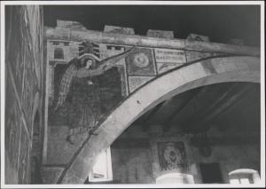 Bergamo - Palazzo del Vescovado - Atrio - Dipinti murali