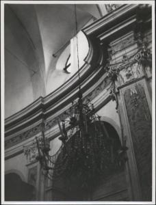 Bressana Bottarone - Chiesa parrocchiale di S. Giovanni Battista - Interno - Particolare della trabeazione
