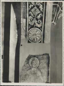 Dipinto murale - Cristo e motivi floreali - Como - Chiesa di S. Giorgio