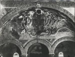 Dipinto murale - Visione dell'Apocalisse - Civate - Basilica di San Pietro al Monte - Controfacciata
