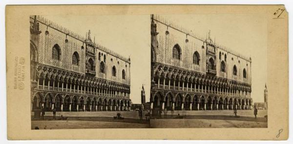 Venezia - Palazzo Ducale - Facciata prospiciente piazzetta San Marco
