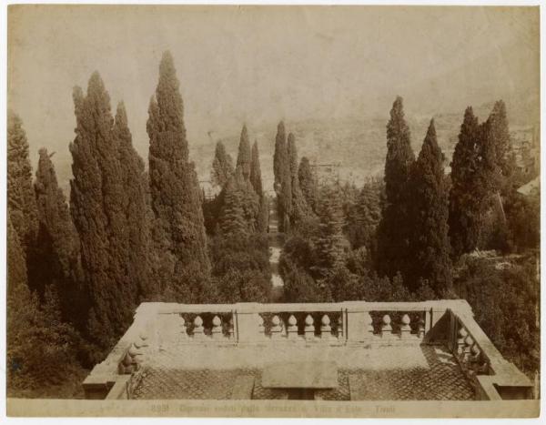 Tivoli - Villa d'Este - Panorama dalla terrazza