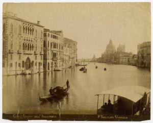 Venezia - Canal Grande - Veduta dal Ponte dell'Accademia