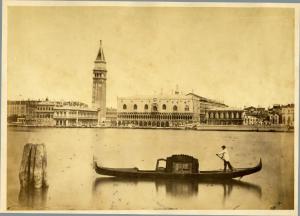 Venezia - Canal Grande - Veduta di Piazzetta San Marco e della Riva degli Schiavoni