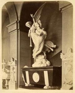 Gruppo scultoreo - Marmo - Monumento Rocco Piaggio - 1876 - Federico Fabiani - Genova - Cimitero Monumentale di Staglieno