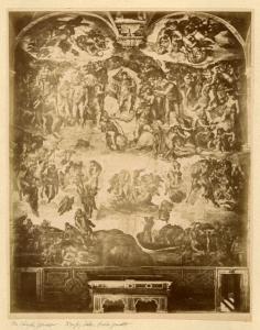 Affresco - Giudizio Universale - 1535-1541 - Michelangelo Buonarroti - Roma - Stato della Città del Vaticano - Cappella Sistina