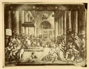 Affresco - Donazione di Roma - 1520-1524 - Giulio Romano e Francesco Penni - Roma - Stato della Città del Vaticano - Musei Vaticani - Sala di Costantino