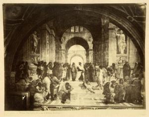 Affresco - Scuola di Atene - 1509- 1511- Raffaello Sanzio - Roma - Stato della Città del Vaticano - Musei Vaticani - Stanza della Segnatura