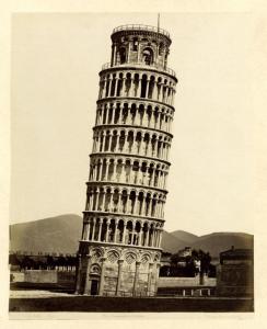 Pisa - Piazza del Duomo o dei Miracoli - Campanile del Duomo o torre pendente