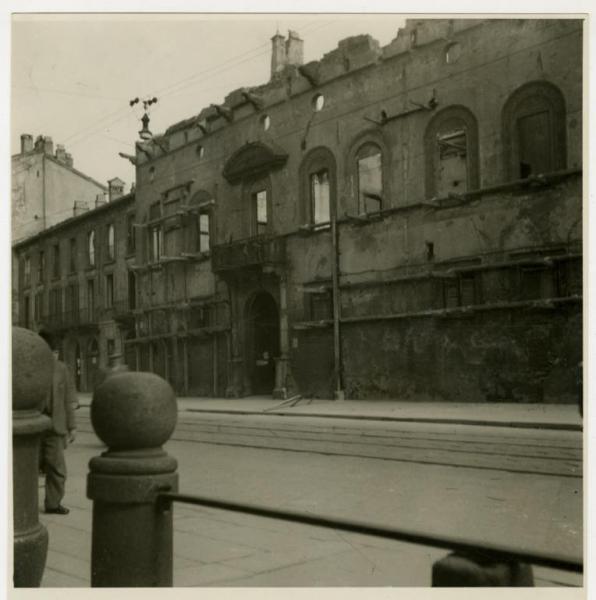 Milano - bombardamenti 1943 - C.so Venezia 10 - Palazzo Fontana Silvestri