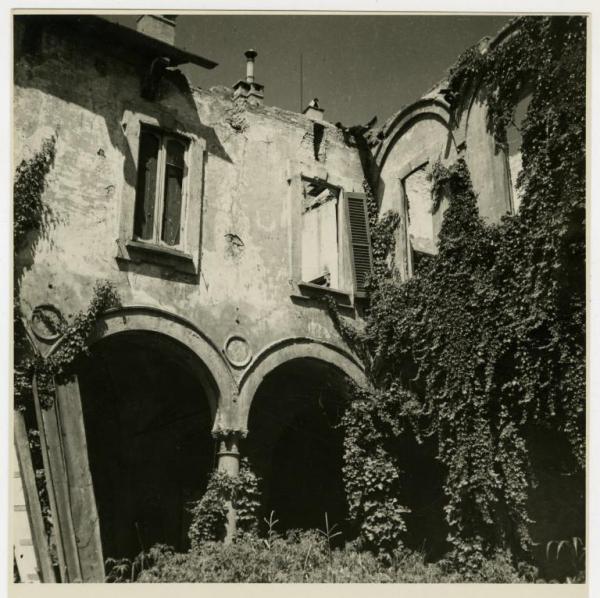 Milano - bombardamenti 1943 - C.so Venezia 10 - Palazzo Fontana Silvestri